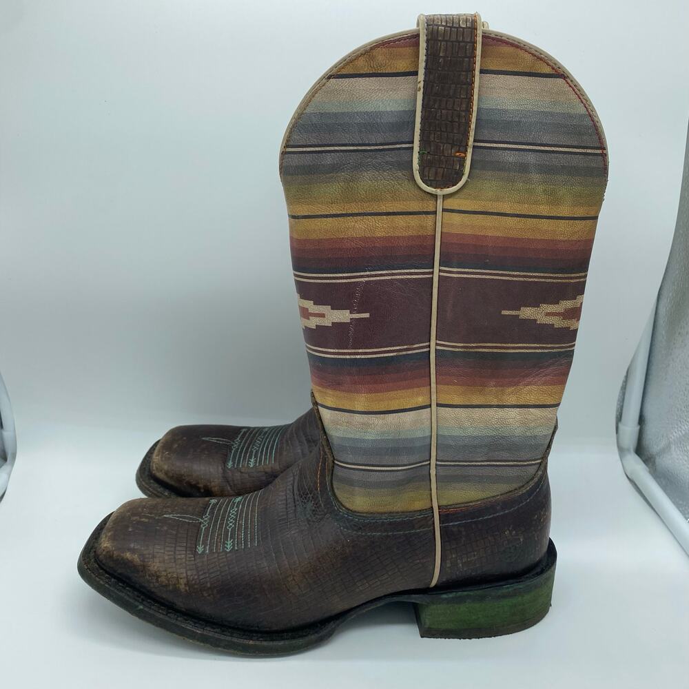 Ariat Circuit Savanna Western Mid-Calf Cowboy Boots Rodeo Women's size 8.5 - Picture 5 of 11